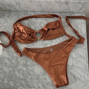 Monday swim bronze Bikini Set